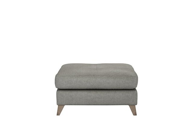 The Lounge Co. - Hermione Leather Footstool - Amonite