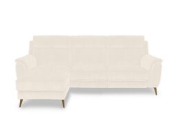 Eclipse Fabric 3 Seater Power Recliner Left Hand Facing Chaise End Sofa with Power Headrests