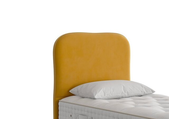 Vispring - Lennox Floor Standing Headboard - Single - Plush Saffron