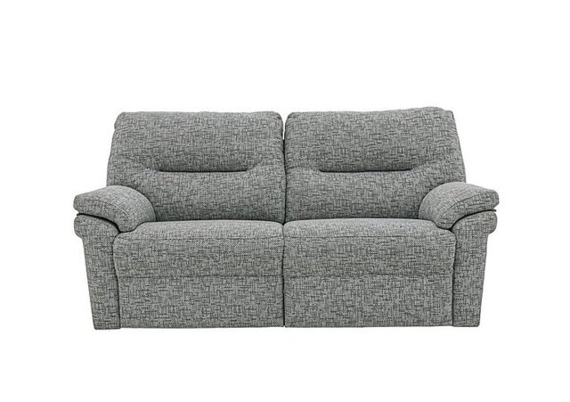 G Plan - Seattle 2.5 Seater Fabric Sofa - No Recliner - Remco Light Grey