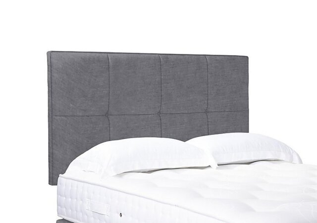 Artisan Collection Reigns High Strutted Headboard - King Size - Aston Steel