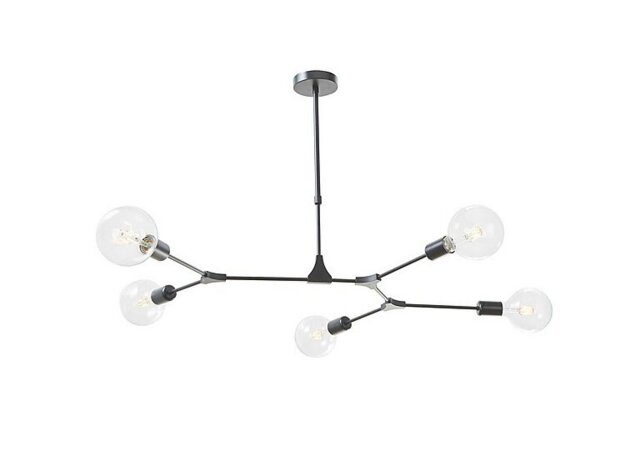 Euphemia 5 Light Semi Flush Pendant