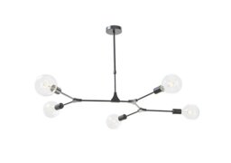 Euphemia 5 Light Semi Flush Pendant