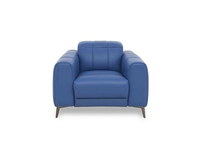 Ezra Leather Chair - Aegean