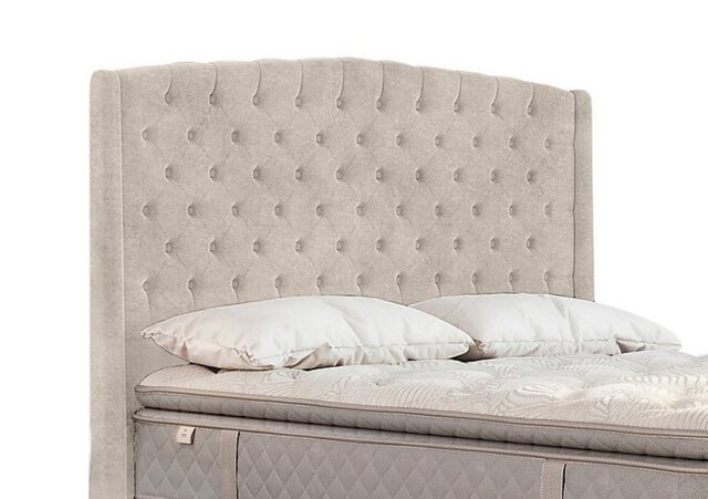 Sealy - Pavilion Floor Standing Headboard - Double - Velvet Dove