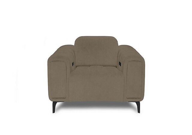 Elphaba Fabric Recliner Chair with Power Recliner with Storage Arms - Opulence Cedar