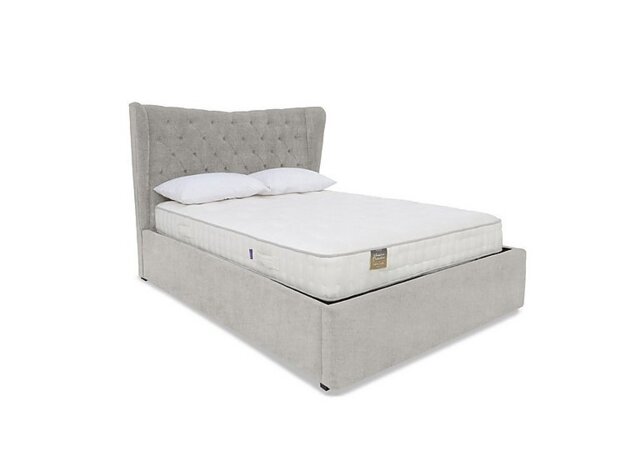 Highgrove - Bauer Electric Ottoman Bed Frame - King Size - Tweed Stone