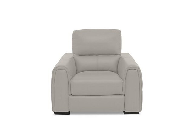 World of Leather - Flex Leather Armchair - Silver Grey