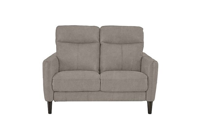 Compact Collection Petit 2 Seater Fabric Sofa - Silver