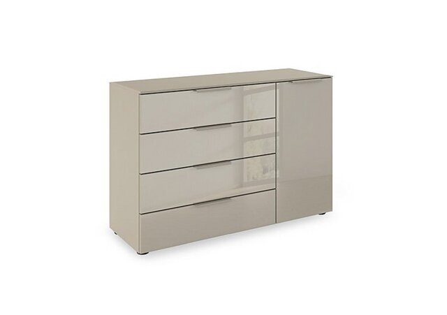 Rauch - Haven 4 Drawer 1 Door Décor Chest with Glass Front