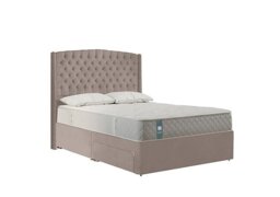 Sealy - Waltham Divan Set - Super King - Wool Latte