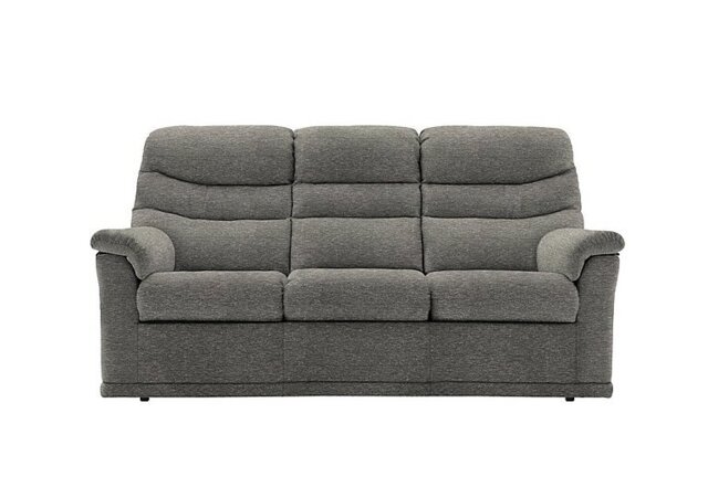 G Plan - Malvern 3 Cushion 3 Seater Fabric Sofa - No Recliner - Mirage Slate