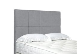 Artisan Collection Titan High Floor Standing Headboard - Super King - Aston Silver