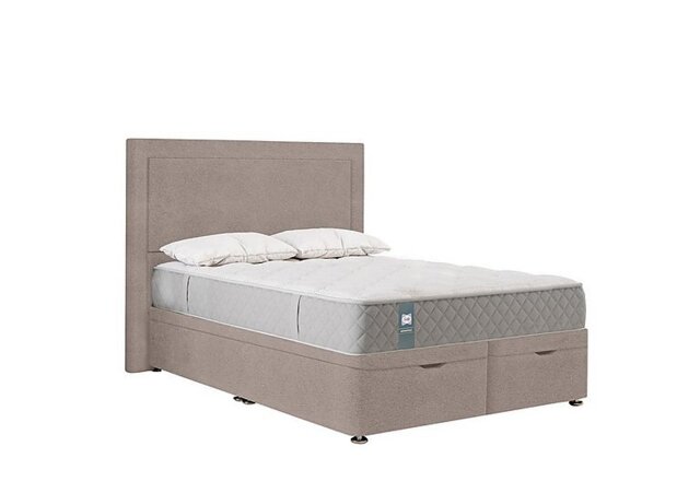 Sealy - Claremont Ottoman Divan Set - King Size - Wool Latte