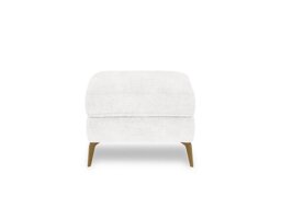 Eclipse Fabric Footstool - Frost