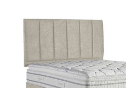 Sleepeezee - Spire Strutted Headboard - King Size - Tweed Cream