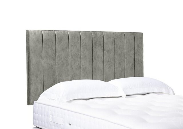Artisan Collection Elyse High Strutted Headboard - Single - Daytona Stone
