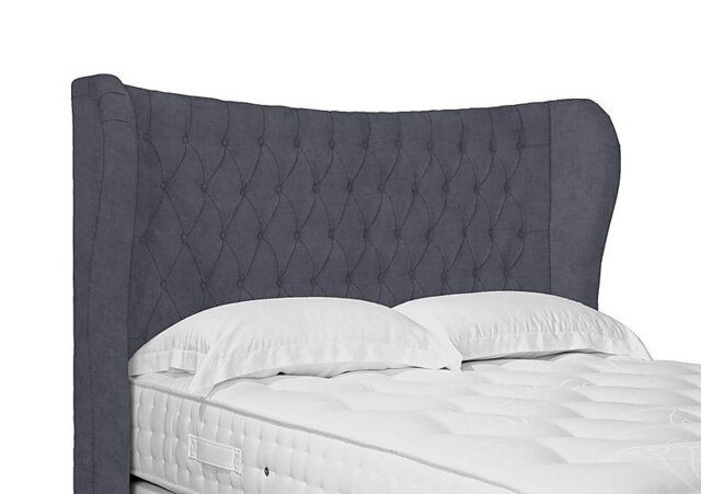 Artisan Collection Camber High Floor Standing Headboard - King Size - Seven Anthracite