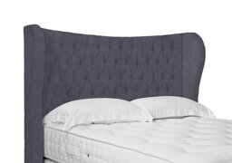 Artisan Collection Camber High Floor Standing Headboard - King Size - Seven Anthracite