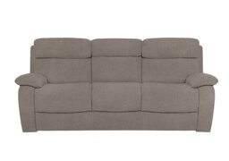 Moreno 3 Seater Fabric Sofa - Silver