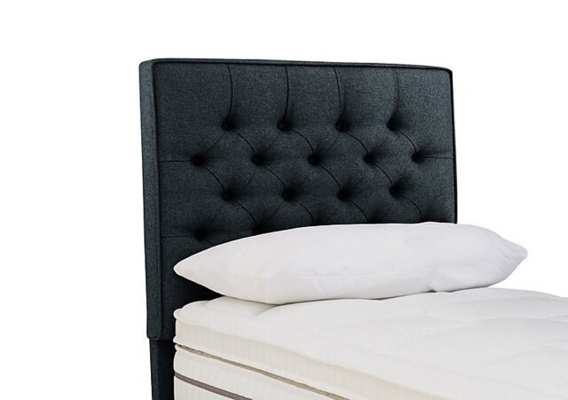 Sleepeezee - Bourbon Floor Standing Headboard - Single - Weave Noir