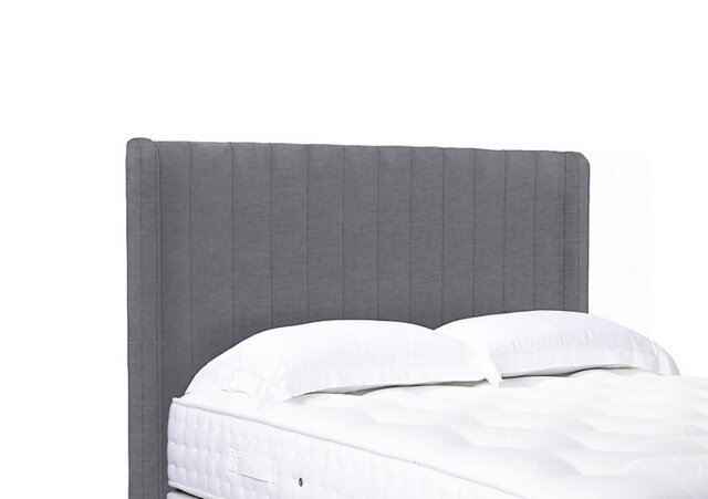 Artisan Collection Austin High Floor Standing Headboard - Super King - Aston Steel