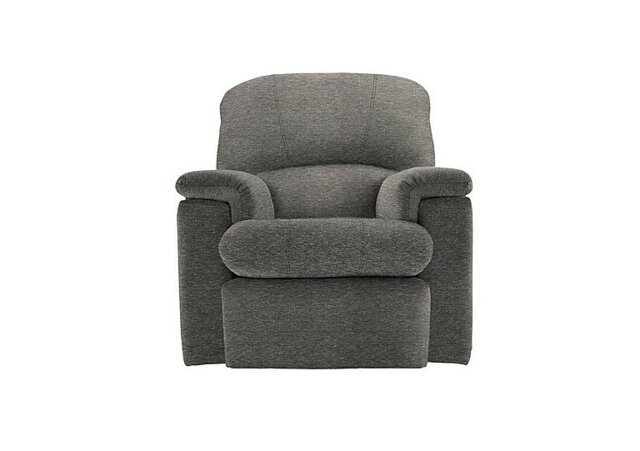 G Plan - Chloe Fabric Manual Recliner Armchair - Mirage Slate