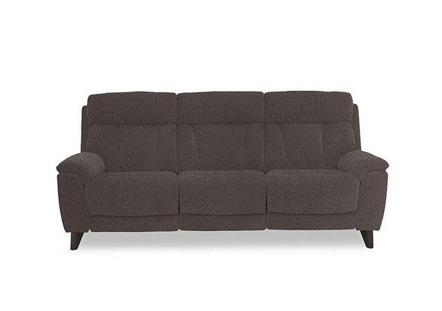 Dreamer Fabric 3 Seater Power Recliner Sofa - Dark Grey
