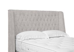 Artisan Collection Belgrave High Floor Standing Headboard - Double - Tweed Stone