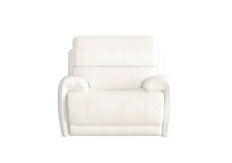 World of Leather - Link Leather Armchair - BV Star White