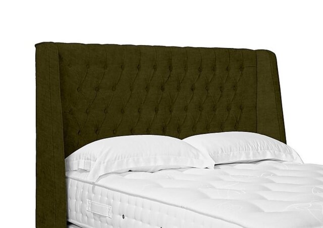Artisan Collection Belgrave High Floor Standing Headboard - King Size - Khaki