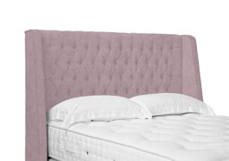 Artisan Collection Belgrave High Floor Standing Headboard - Double - Plush Lilac