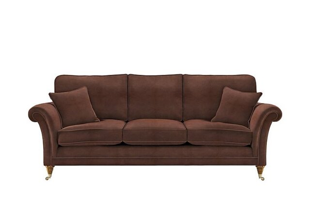 Parker Knoll - Burghley Grand Leather Sofa - London Saddle