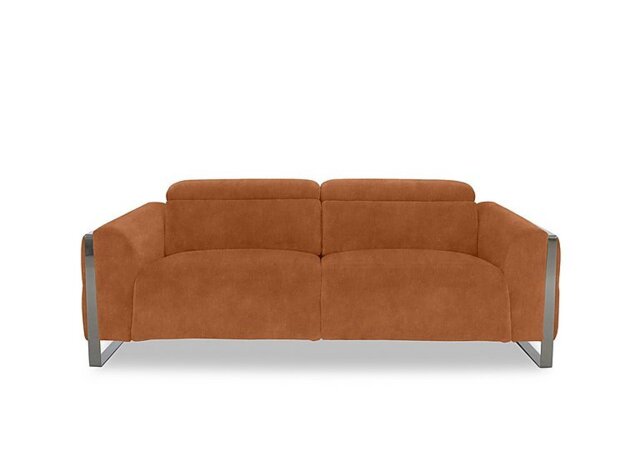 Gisella Fabric 3 Seater Sofa - Dexter Pumpkin