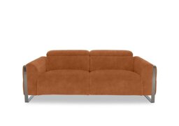 Gisella Fabric 3 Seater Sofa - Dexter Pumpkin