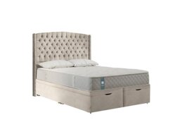 Sealy - Waltham Ottoman Divan Set - Super King - Velvet Dove