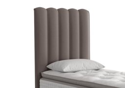 Vispring - Highclere Floor Standing Headboard - Single - Canvas Coffee