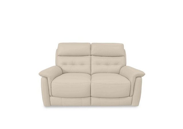 World of Leather - Springer BV Leather 2 Seater Power Recliner Sofa - BV Bisque