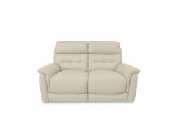 World of Leather - Springer BV Leather 2 Seater Power Recliner Sofa - BV Bisque