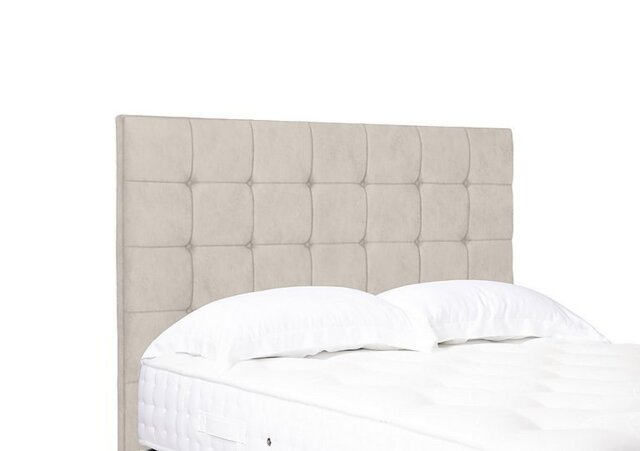 Artisan Collection Kaito High Floor Standing Headboard - Single - Sandstone Pearl