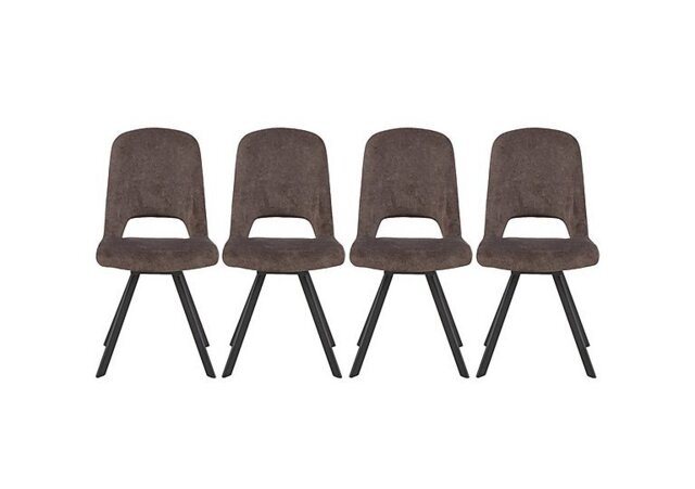 Enterprise Set of 4 Swivel Dining Side Chairs