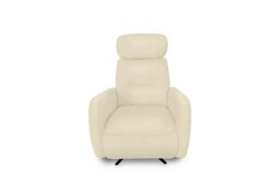 Designer Chair Collection Tokyo TO Leather Manual Recliner Swivel Chair - Frost