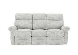 G Plan - Avon 3 Seater Fabric Manual Recliner Sofa - Lydia Blush
