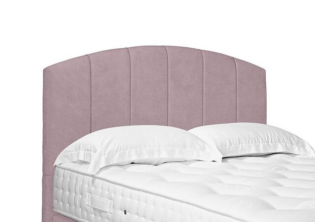 Artisan Collection Bow Standard Floor Standing Headboard - Small Double - Plush Lilac