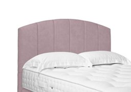 Artisan Collection Bow Standard Floor Standing Headboard - Small Double - Plush Lilac
