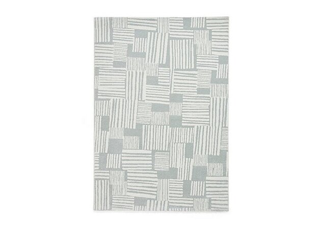 Catherine Lansfield - Blocks Rug - 160cm-x-230cm - Sage