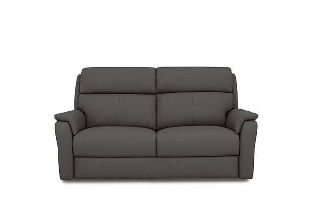 Nicoletti - Vito Leather 2 Seater Sofa - Torello Grigio Scuro