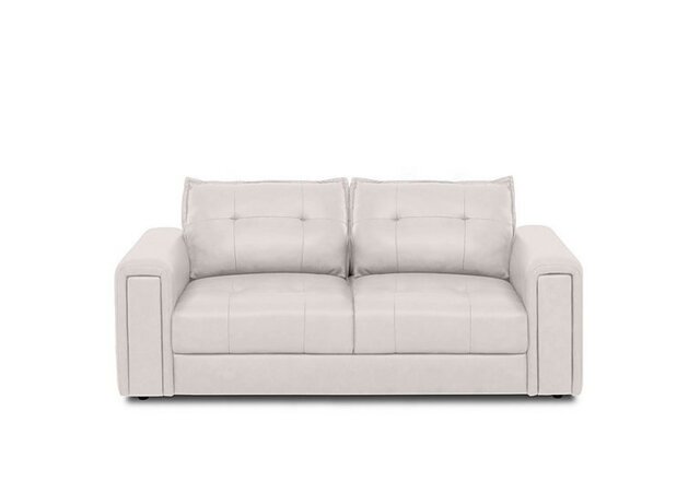 Goliath 2 Seater Leather Sofa - Cotton