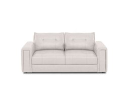 Goliath 2 Seater Leather Sofa - Cotton
