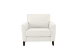 Ideal Home - Brondby Leather Armchair - BV Star White